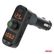Transmiter samochodowy FM 2×USB-A 1×USB-C mircoSD 12V 24V AMIO-04653 - 8