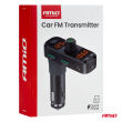 Transmiter samochodowy FM 2×USB-A 1×USB-C mircoSD 12V 24V AMIO-04653 - 9