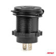 Ładowarka samochodowa z gniazdami USB wodoodporna 2xUSB QC3.0 12V 24V AMIO-04218 - 3