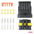 Kostka wtyk złącze hermetyczne superseal 5 PIN AMIO-03521 - 3