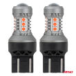 Żarówki LED STANDARD 7443 W21/5W 3030 15SMD czerwone 12V 24V AMIO-04999 - 2