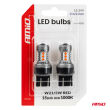Żarówki LED STANDARD 7443 W21/5W 3030 15SMD czerwone 12V 24V AMIO-04999 - 4