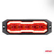 Lampa ostrzegawcza obrysowa pomarańczowa z funkcją świateł pozycyjnych czerwonych LED R65 R148 12V 24V 24W AMIO-04863 - 2