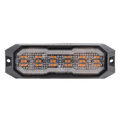 Lampa ostrzegawcza obrysowa pomarańczowa z funkcją świateł pozycyjnych czerwonych LED R65 R148 12V 24V 24W AMIO-04863