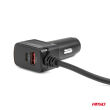 Rozgałęźnik gniazda zapalniczki z ładowarką 4xUSB-A QC3.0 PD 3.0 180 W AMIO-04835 - 8