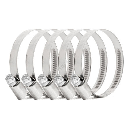 Obejma ślimakowa 5 szt. 40-60mm/9mm W2 AMIO-04588