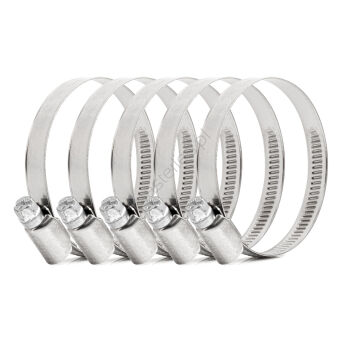 Obejma ślimakowa 5 szt. 40-60mm/9mm W2 AMIO-04588