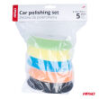 Zestaw gąbek do polerowania gąbki polerskie 5 szt. 125 mm/ 150 mm AMIO-03709 - 5