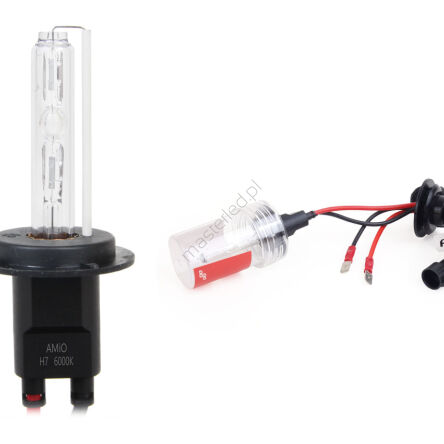 Żarówka ksenonowa żarnik hid xenon H7 6000K AMIO-01323