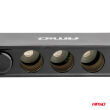 Rozdzielacz rozgałęźnik trójnik zapalniczki + woltomierz ładowarka USB USB-C 12V 24V AMIO-03782 - 7