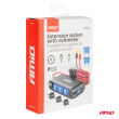 Rozdzielacz rozgałęźnik trójnik zapalniczki + woltomierz ładowarka USB USB-C 12V 24V AMIO-03782 - 8