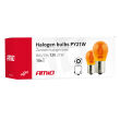Żarówki halogenowe PY21W BAU15s 12V 21W AMBER 10 szt. (E8) AMIO-01158 - 3