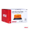 Lampa ostrzegawcza błyskowa kogut 36 LED śruby R65 R10 12V 24V W03b AMIO-02296 - 7