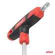 Zestaw kluczy torx z rękojeścią poprzeczną 8szt. AMIO-04827 - 4