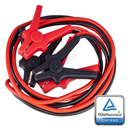 Kable przewody rozruchowe 220A 3m TÜV AMIO-04593