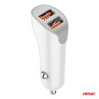 Ładowarka samochodowa 2x USB-A 2.1A AMIO-03874 - 4