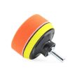 Zestaw gąbek do polerowania gąbki polerskie 9 el.+ dysk 80 mm + adapter M14 AMIO-02647 - 4