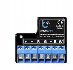 BLEBOX  WLIGHTBox v3 Taśmy LED jedno- i wielo-kolorowe (RGBW), oprawy oświetleniowe LED niskonapięciowe