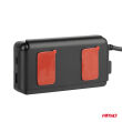 Rozdzielacz rozgałęźnik trójnik zapalniczki + woltomierz ładowarka USB USB-C 12V 24V AMIO-03781 - 4