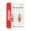 Żarówki LED CANBUS 24SMD 3014 T10e W5W boczne White 12V AMIO-01285 - 5