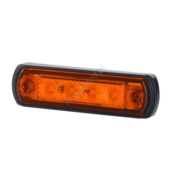 Obrysówka LED pomarańczowa na podstawie gumowej LD 944,12/24V