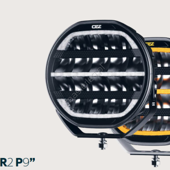 Reflektor drogowy OZZ XR2 P9" Czarny