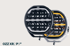Reflektor drogowy OZZ XR2 P9" Czarny