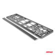 Ramka tablicy rejestracyjnej metalizowana grafitowa AMIO-03173 - 4