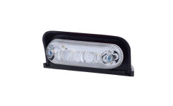 Obrysówka LED LD 230 biała owalna w wersji narożnej 12/24V