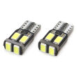 Żarówki LED CANBUS 6SMD 5730 T10 W5W White AMIO-01622 - 4