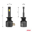 Żarówki samochodowe LED seria X4 Aviator H1 6500K Canbus AMIO-03761 - 3