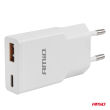 Ładowarka sieciowa 230V 20W GaN USB-C USB-A AMIO-04838 - 4