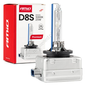 Żarówka ksenonowa żarnik hid xenon D8S 5000K AMiO PREMIUM AMIO-02395