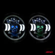 Lampa robocza LED SKULL czaszka dodatkowa ozdobna 12V 24V AMIO-03695 - 3
