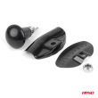 Kulka gałka na kierownicę prosta czarna AMIO-04974 - 6