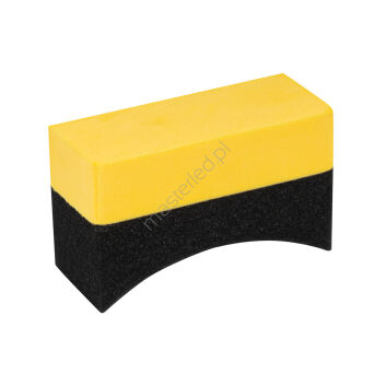 Gąbka aplikator do opon samochodowych 95x35x65 mm AMIO-02519