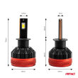 Żarówki samochodowe LED seria X3 H3 6500K Canbus AMIO-02978 - 3