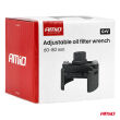 Klucz do filtra oleju nastawny 60–80 mm CrV AMIO-04954 - 5