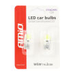 Żarówki LED STANDARD White W5W T10e COB 12V AMIO-01441 - 5