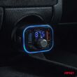 Transmiter samochodowy FM 2×USB-A 1×USB-C microSD 12V 24V AMIO-04652 - 2