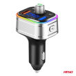 Transmiter samochodowy FM 2×USB-A 1×USB-C microSD 12V 24V AMIO-04652 - 5