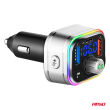 Transmiter samochodowy FM 2×USB-A 1×USB-C microSD 12V 24V AMIO-04652 - 7