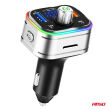 Transmiter samochodowy FM 2×USB-A 1×USB-C microSD 12V 24V AMIO-04652 - 9