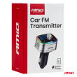 Transmiter samochodowy FM 2×USB-A 1×USB-C microSD 12V 24V AMIO-04652 - 11