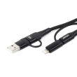 Kabel USB USB-C 3w1 iphone Lightning USB USB-C 1m UC-15 AMIO-02547 - 3