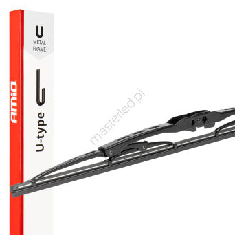 Wycieraczka samochodowa szkieletowa metalowa U-Type uniwersalna 20" 500 mm 50 cm AMIO-04010