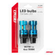 Żarówki LED CANBUS T20 7440 W21W 4SMD 1860 White 12V 24V AMIO-04254 - 5