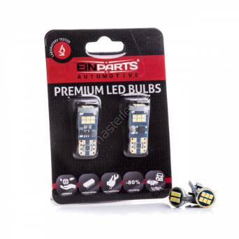 BLISTER 2pcs- EPL198 W5W T10 18 SMD 2016 CANBUS 6000K 