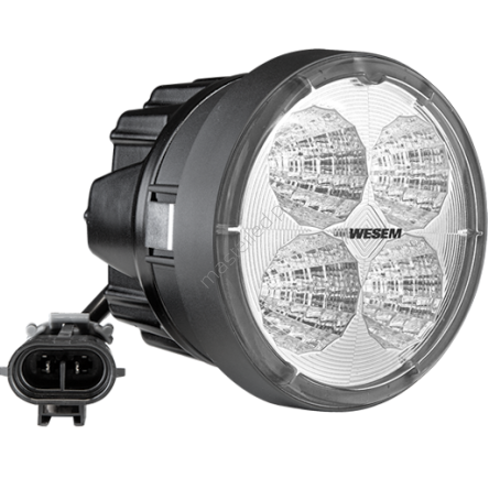 CRC6H.58402 Lampa robocza z diodami LED, przewodem i złączem Delphi 12059450 (mocowanie - 2 zatrzaski)