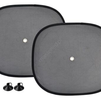 Osłony 2 szt 44x38cm boczne zasłony przeciwsłoneczne AMIO-01537